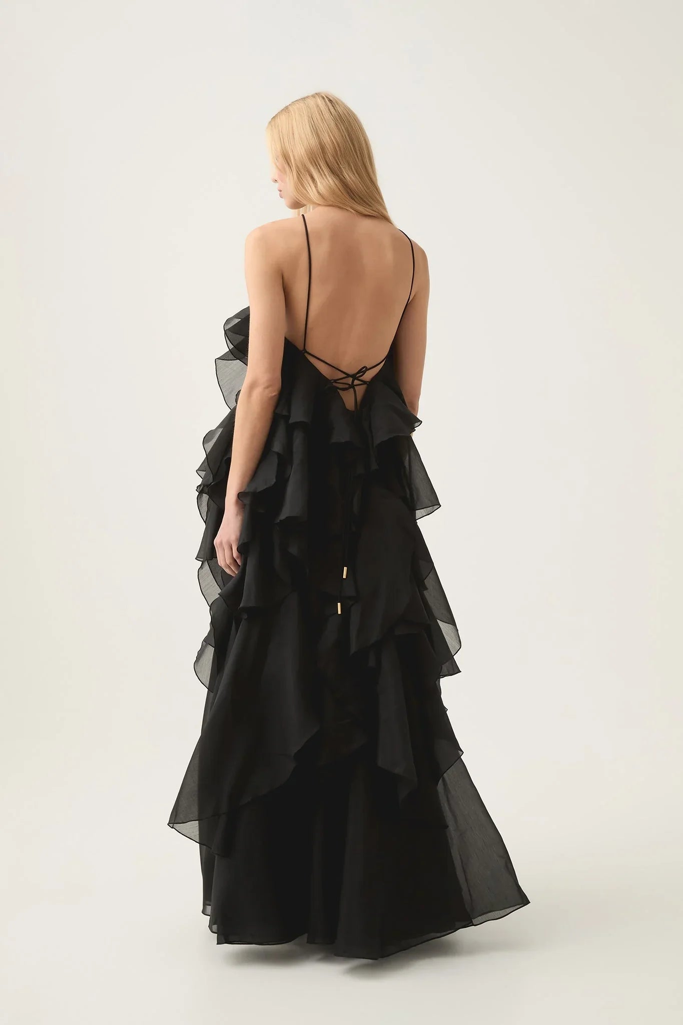Celeste™ | Ruffled Chiffon Gown