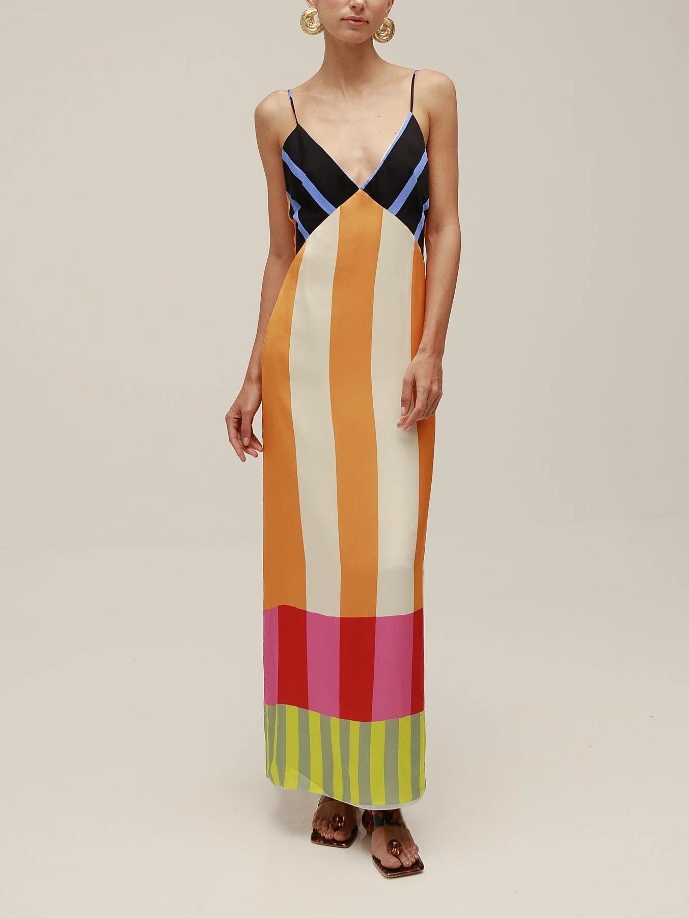 Paloma™ | Striped Maxi Dress in Summer Hues