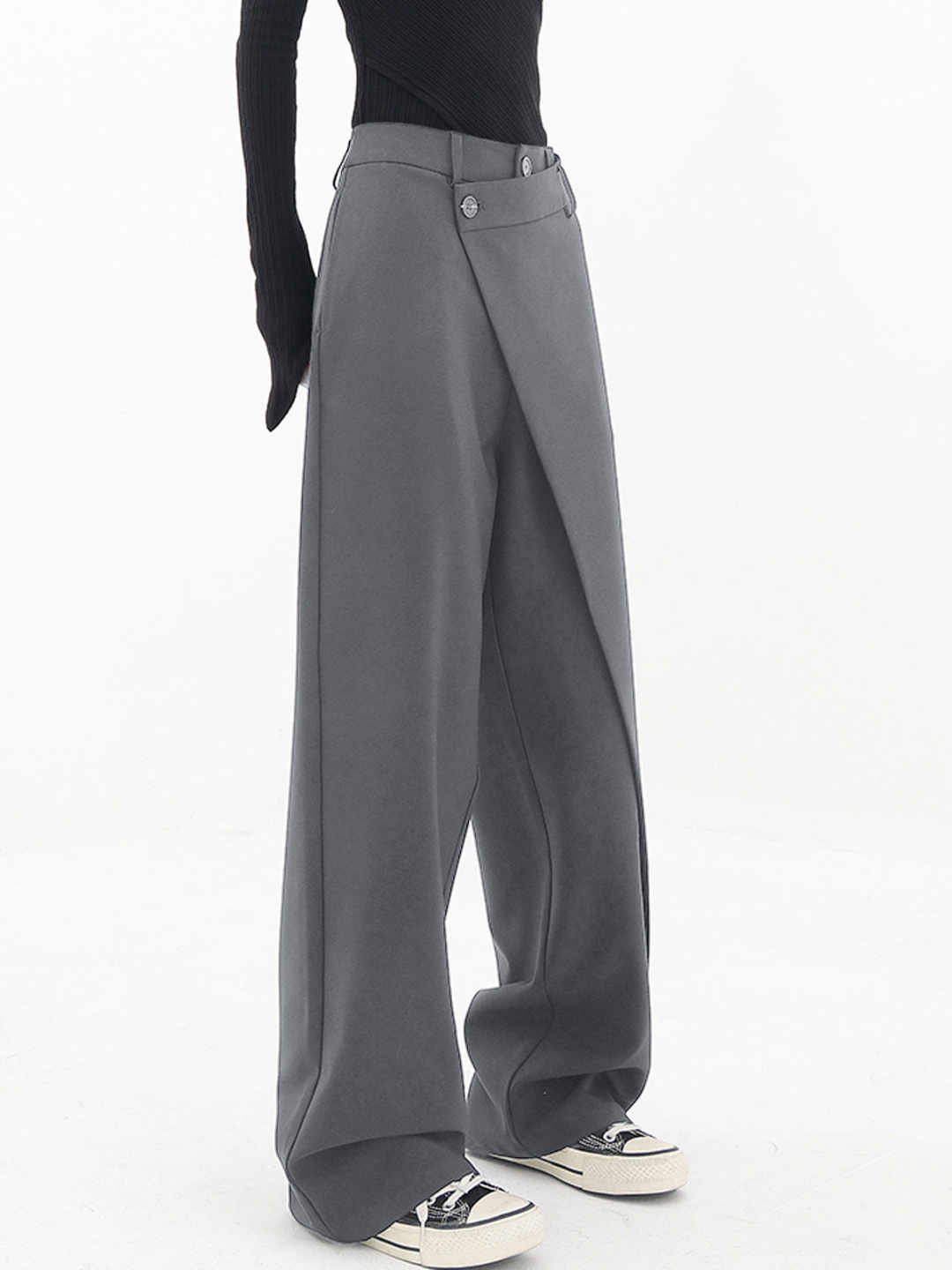 Miriam | Asymmetrical Baggy Pants