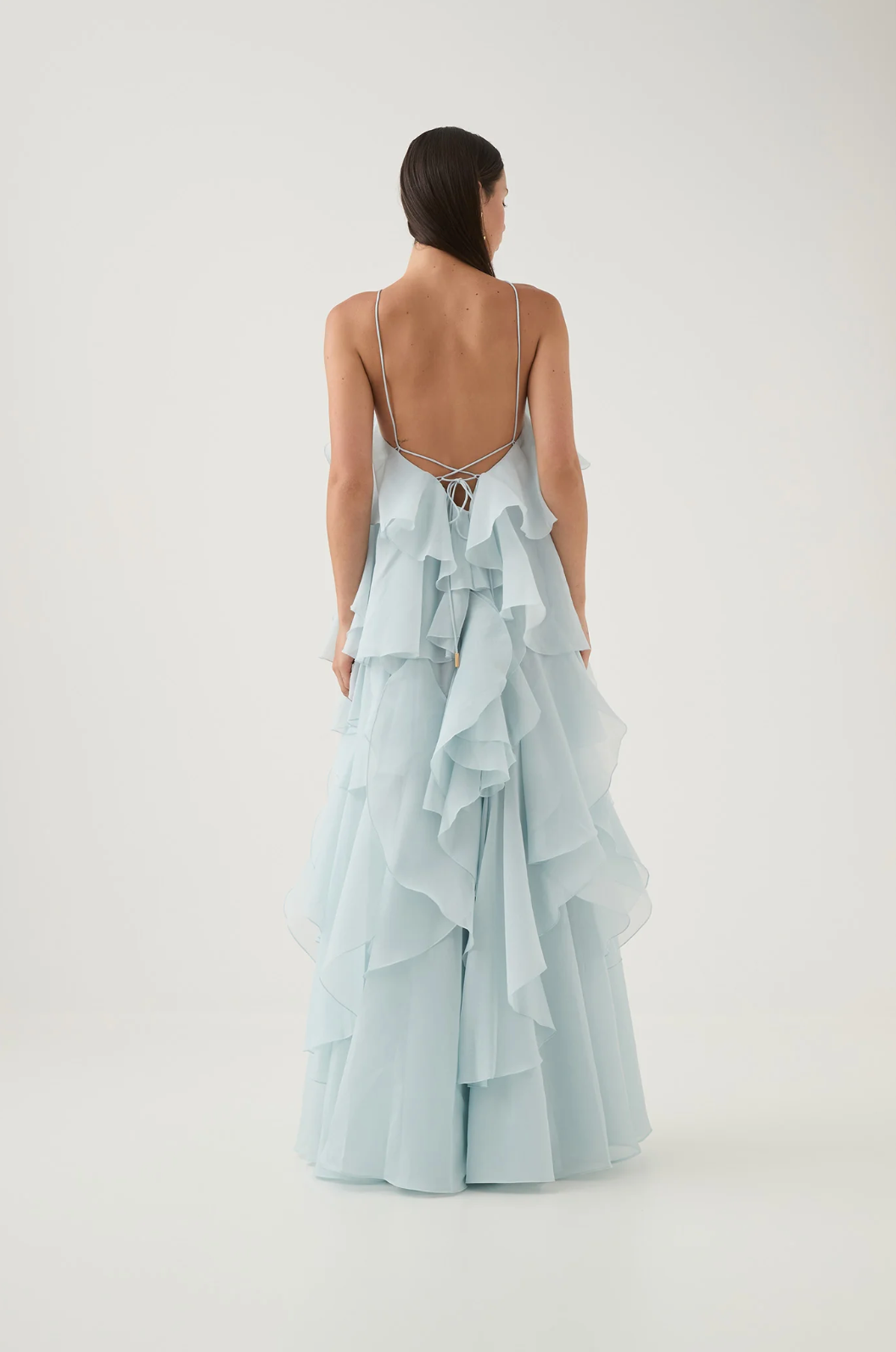 Celeste™ | Ruffled Chiffon Gown