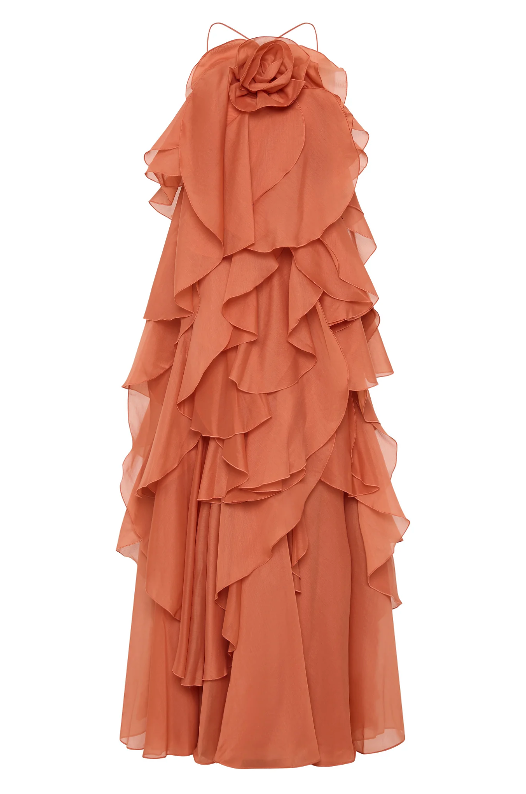 Celeste™ | Ruffled Chiffon Gown