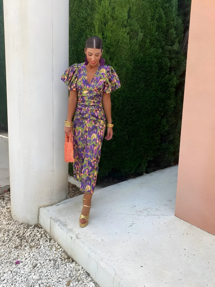 Riviera Blaze™ | Wrap Statement Dress