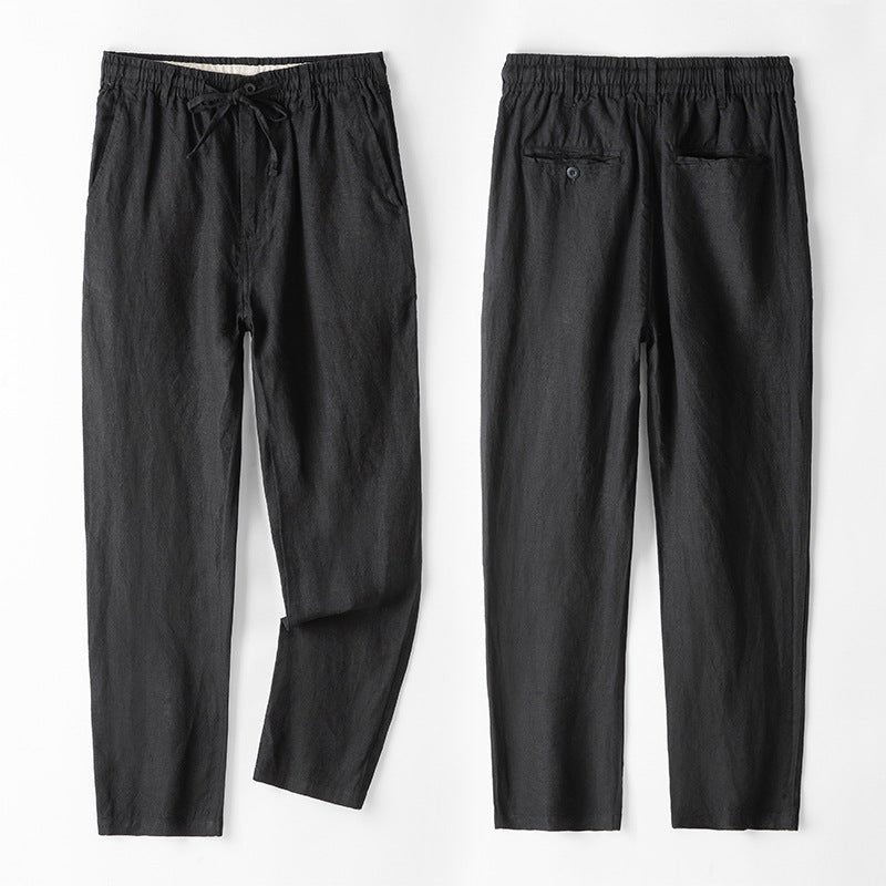Soleto linen tailored fit chinos