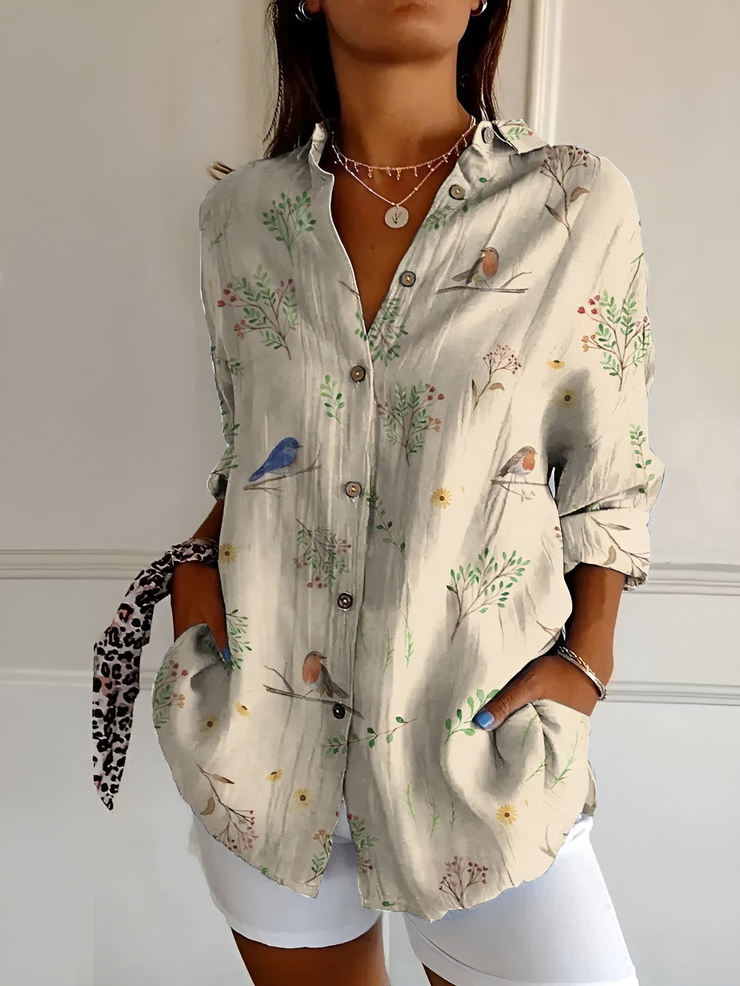 Ava | Floral Breeze Cotton Top