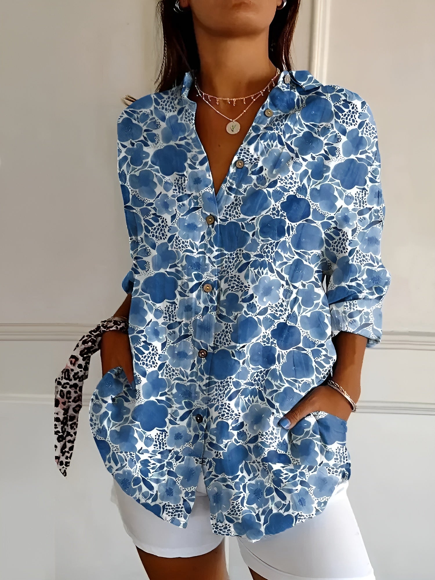 Ava | Floral Breeze Cotton Top