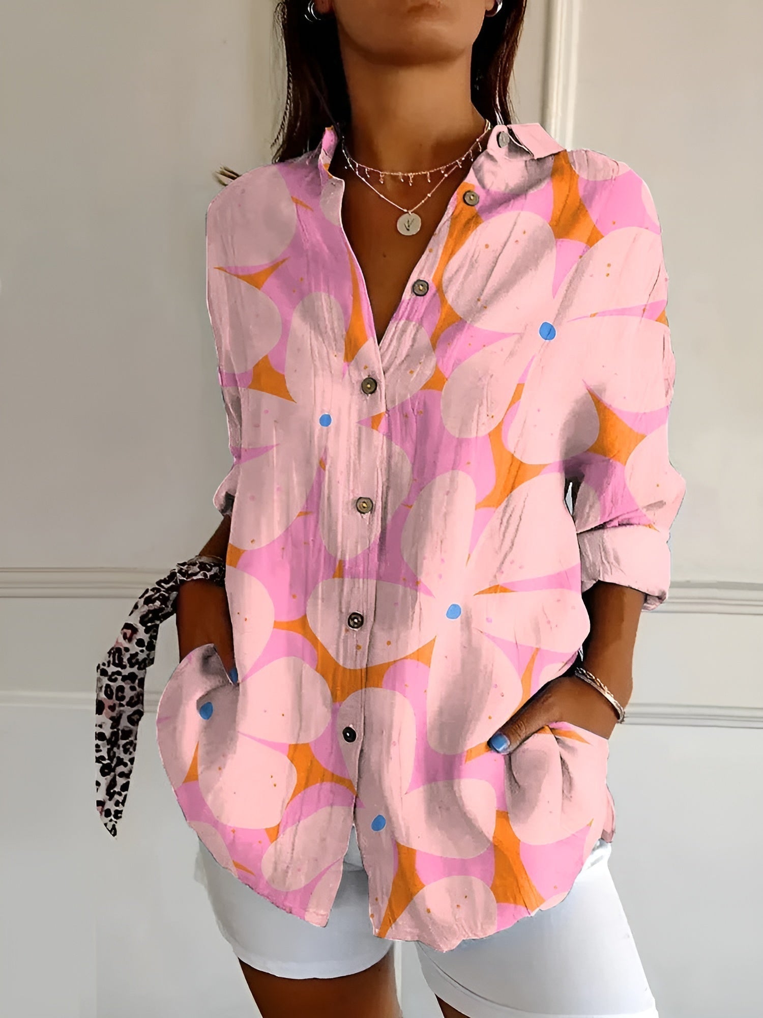 Ava | Floral Breeze Cotton Top