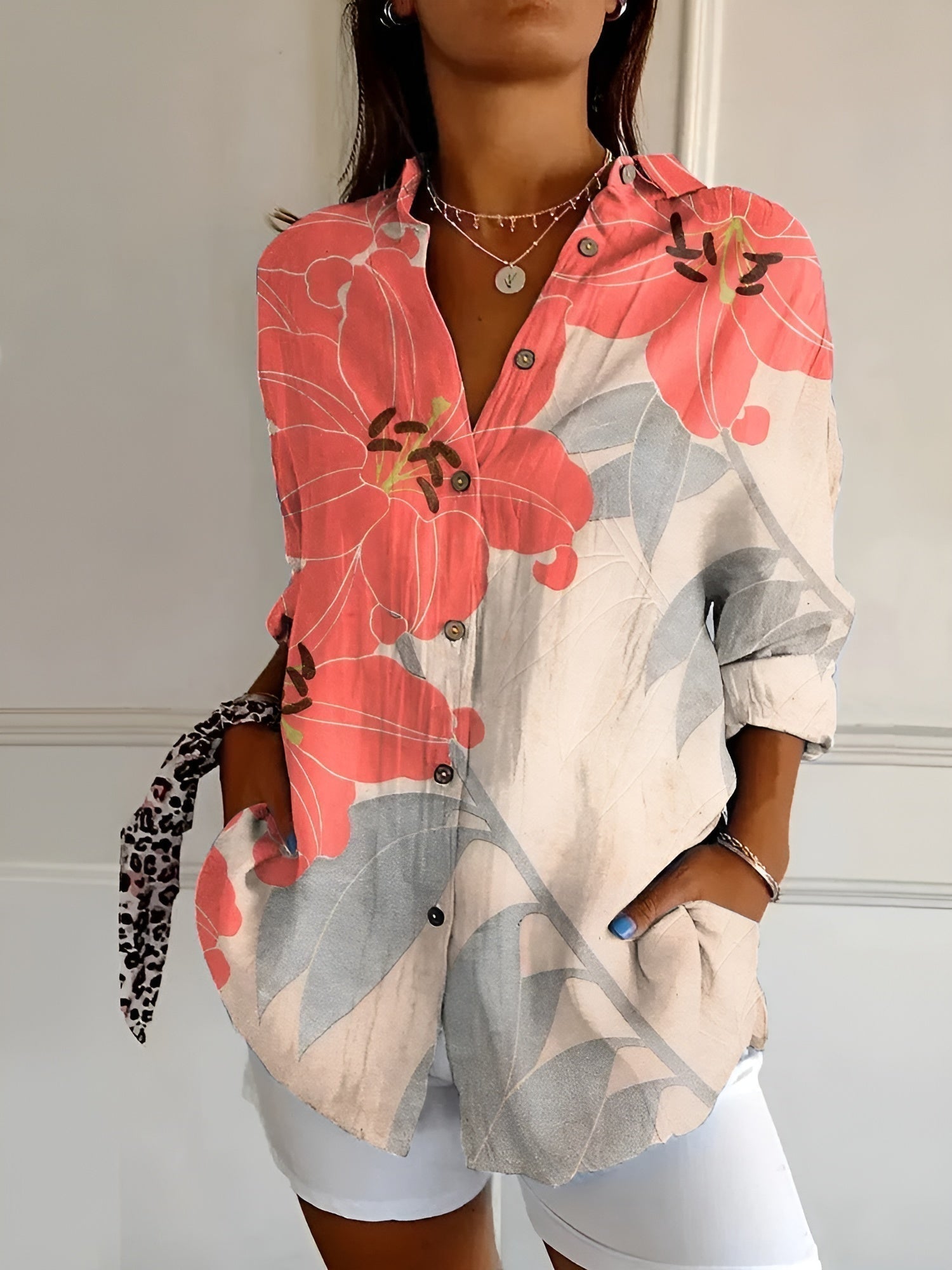 Ava | Floral Breeze Cotton Top