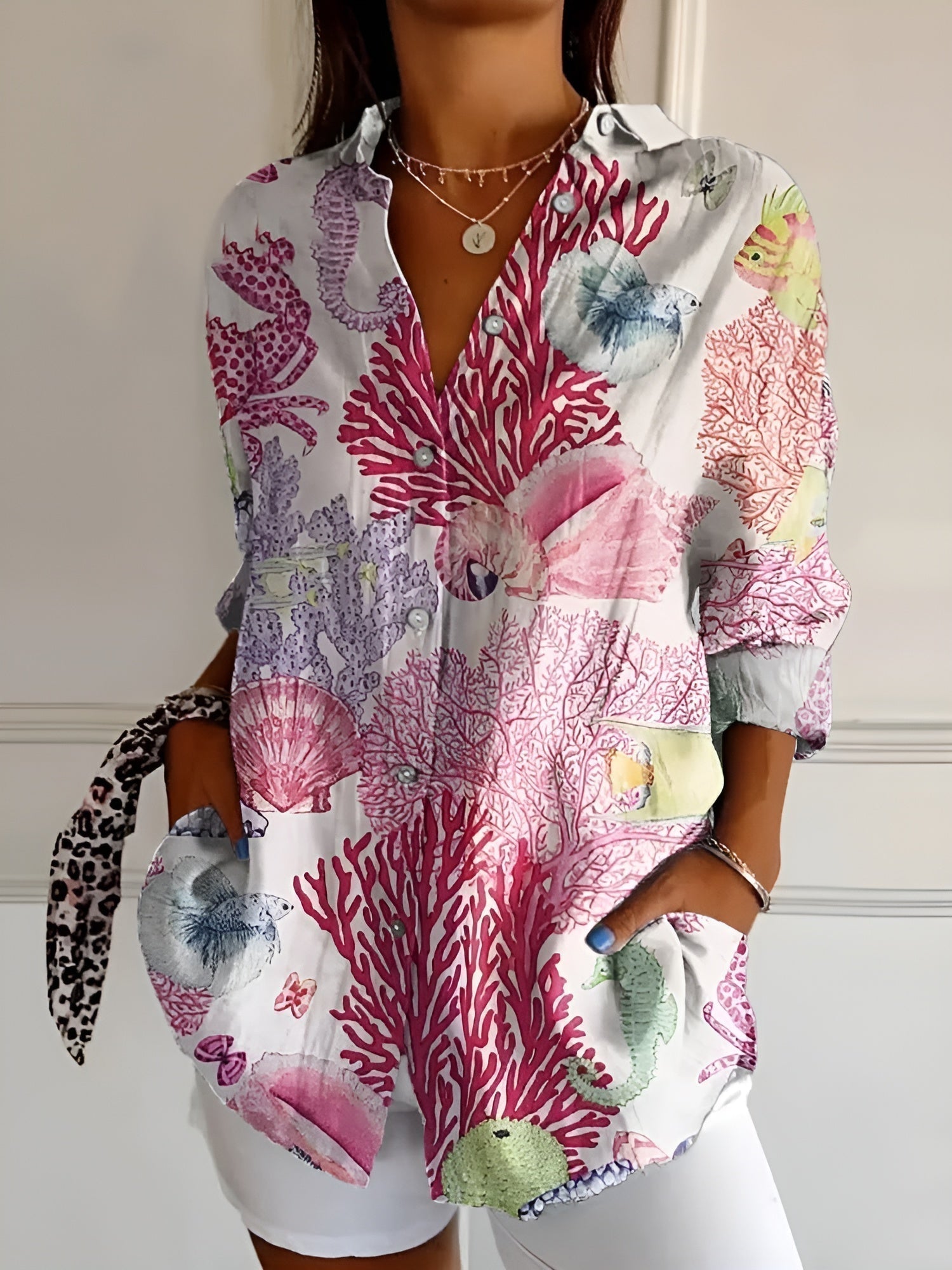 Ava | Floral Breeze Cotton Top