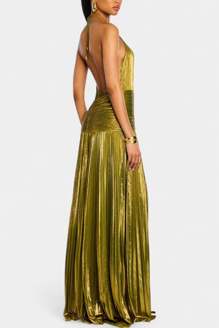 Lorette™ | Liquid Gold Gown