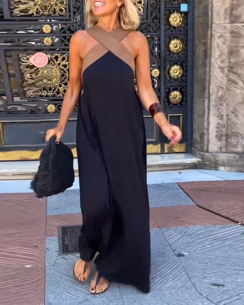 Sienna™ |  Crossed-neck dress