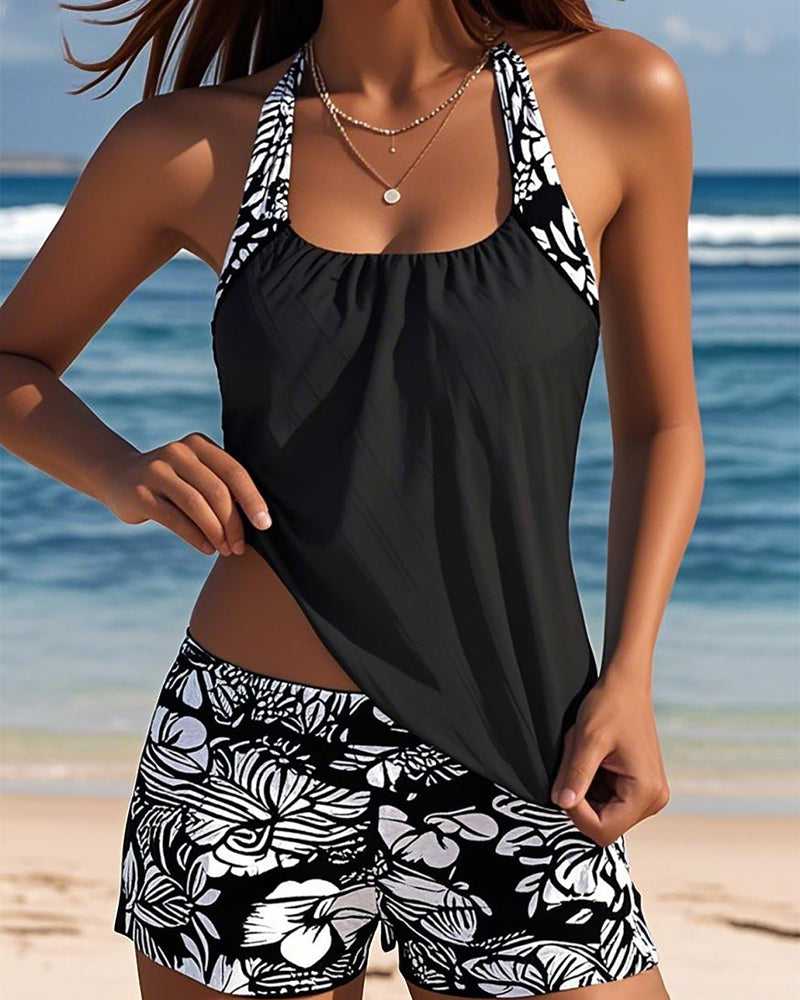 Slimming Swimwear Tank Top Boxer