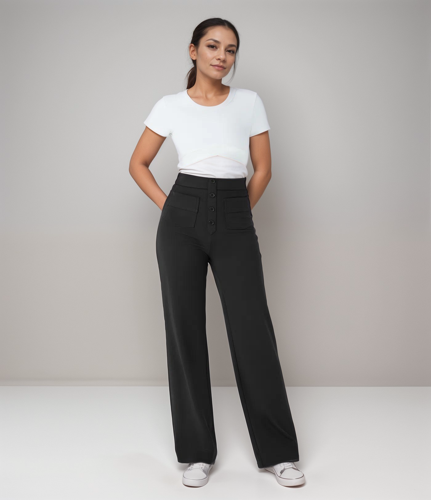 Malmoe | High-Waisted Stretch Pants | Buy 1 Get 1 Free