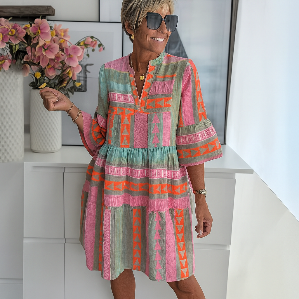 Aria™ | Embroidered Summer Escape Dress