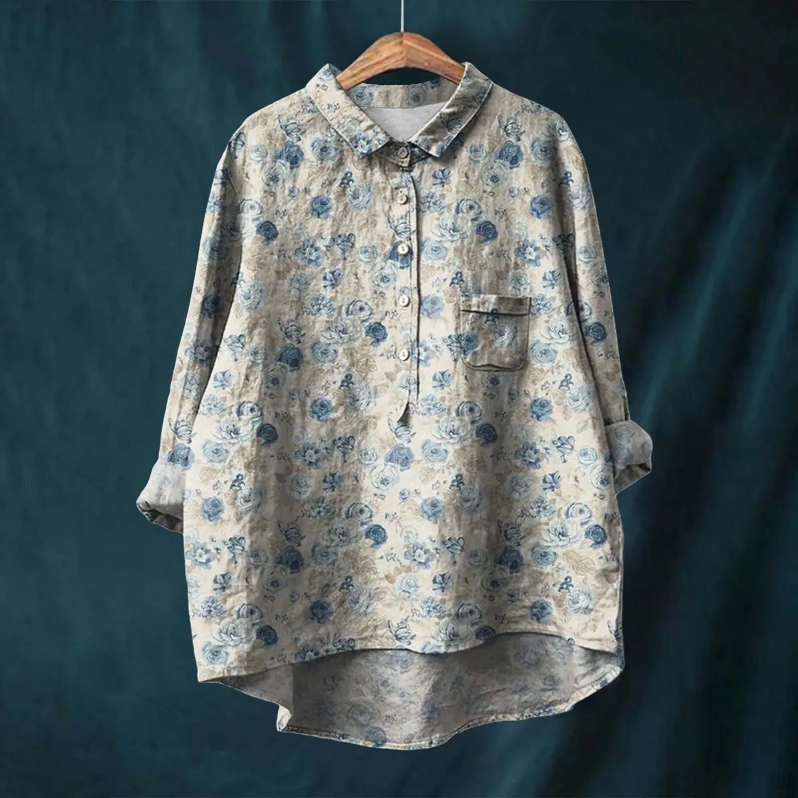 Dianne | Elegant Floral Shirt