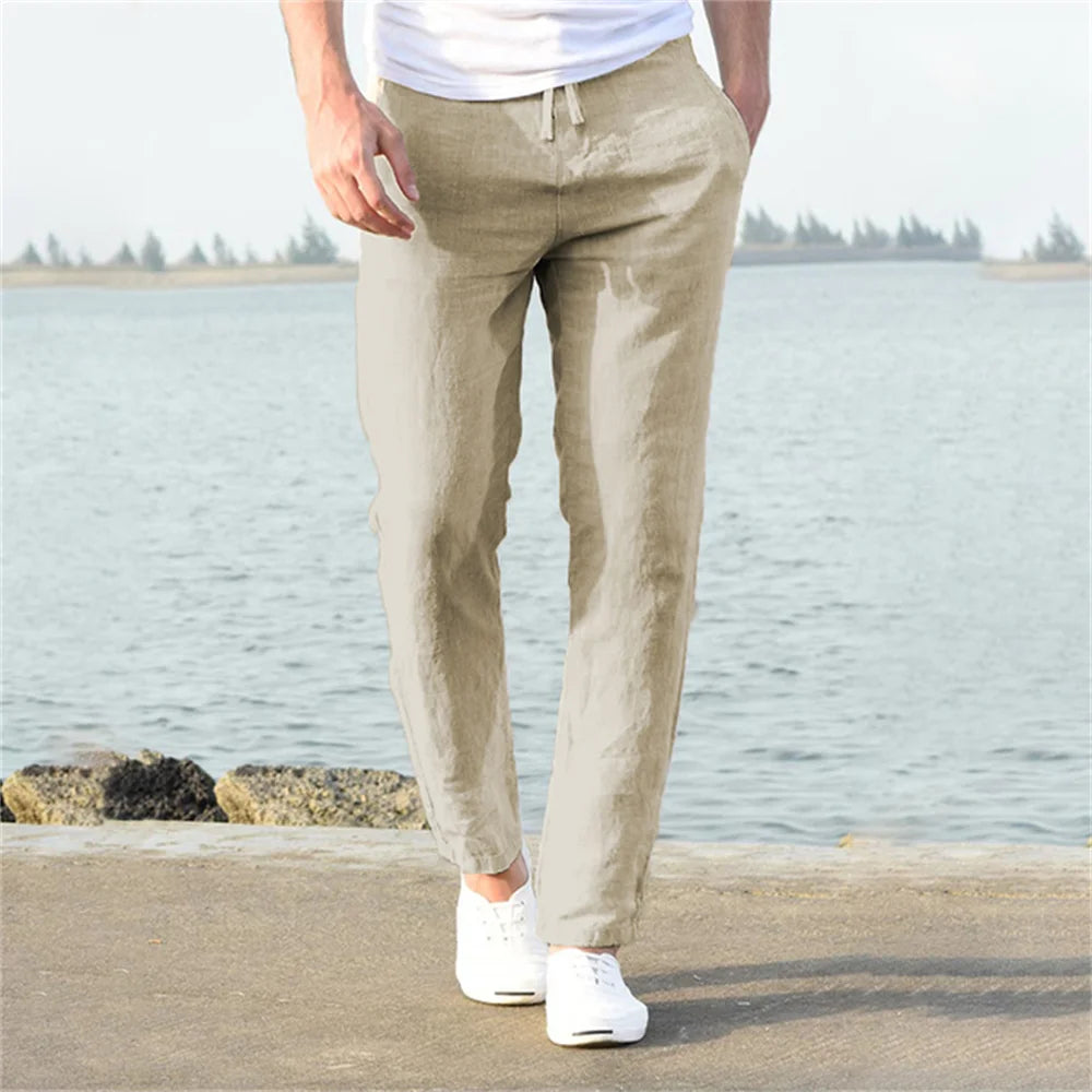 Essential linen trousers