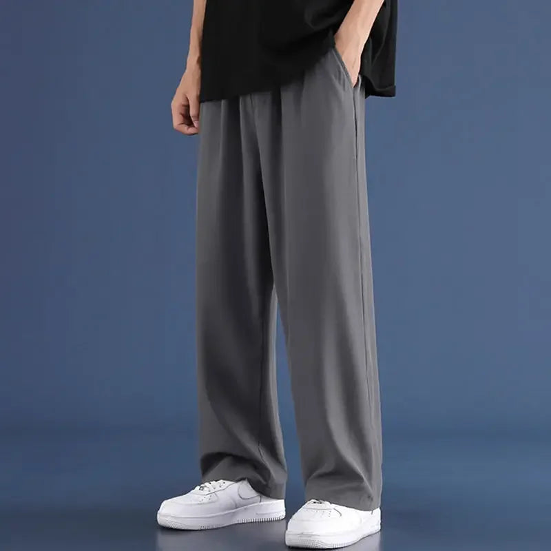 Premium wide old money style trousers