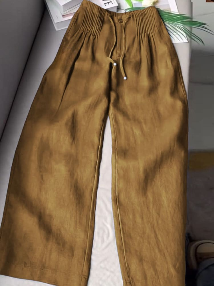 Isla™ | Soft Linen Trousers
