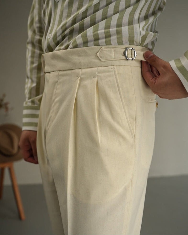 Carmési linen pants