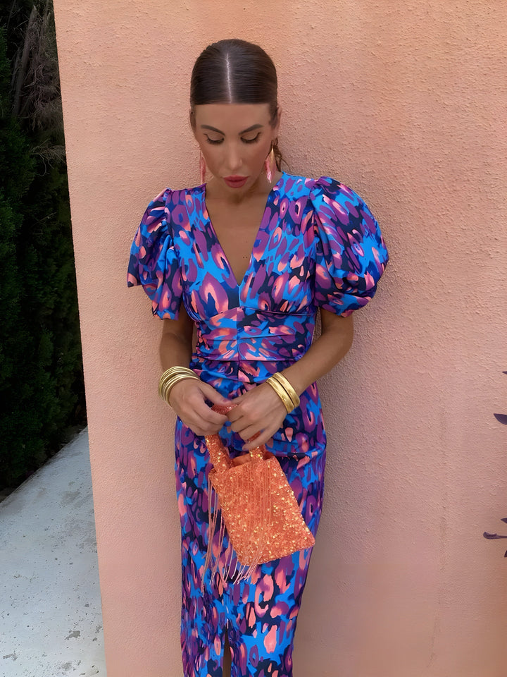 Riviera Blaze™ | Wrap Statement Dress