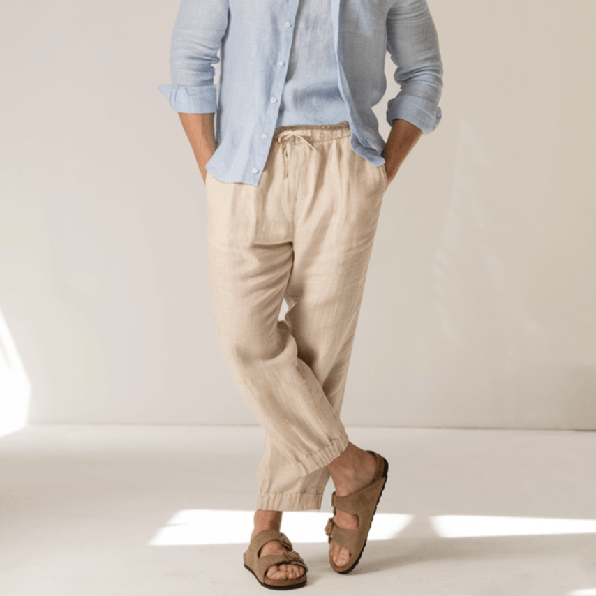 Lucente - Relaxed Linen Trousers