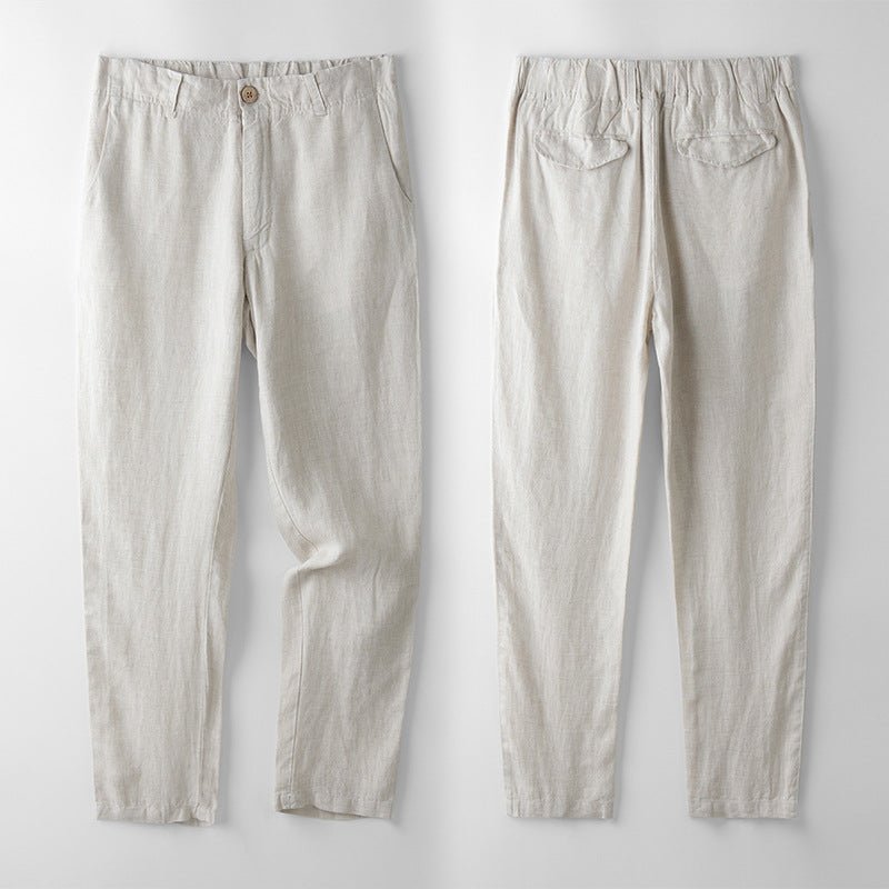Riviera - Linen Tailored Fit Chinos