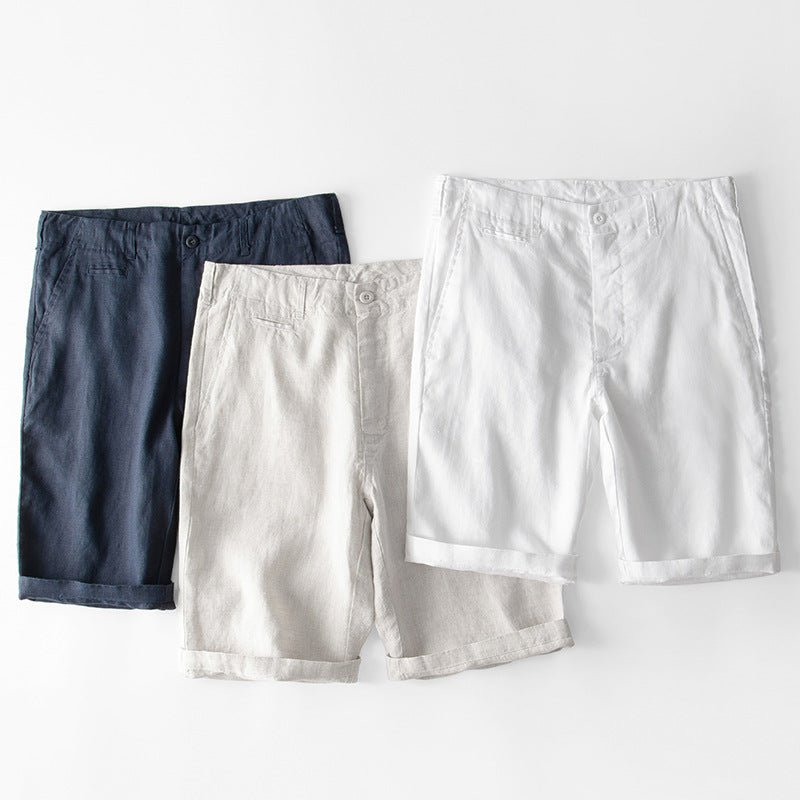 Sorrento linen tailored shorts